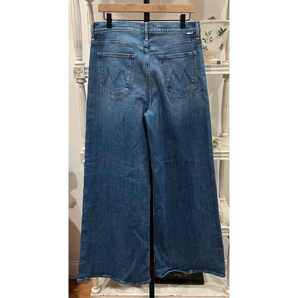 Mother The Undercover Wide Leg Straight Jeans Size 31 in New Sheriff in Town Den - Picture 7 of 9